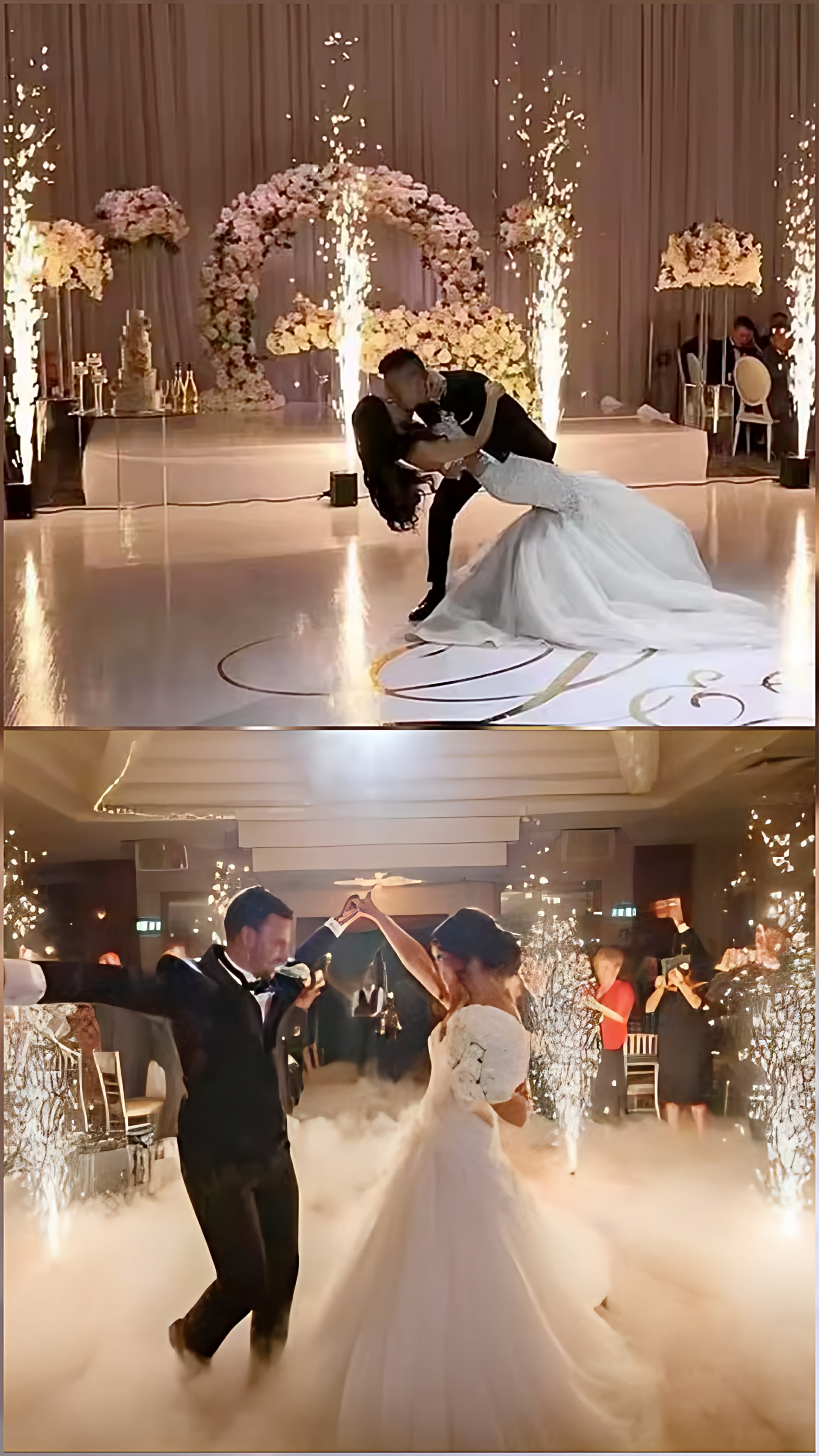 Indoor sparks effect
